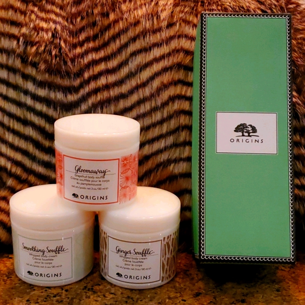 Origins Souffle and Body Cream Trio $40 New